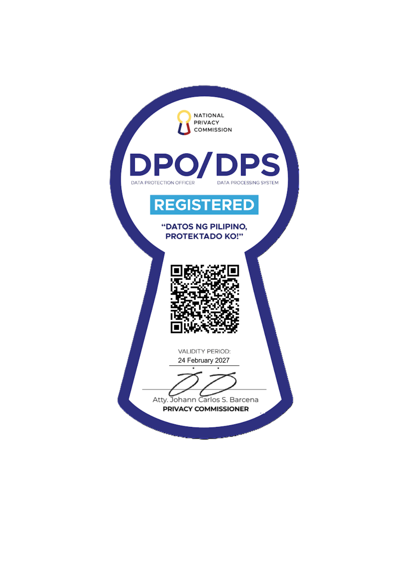 DPO/DPS Registration Seal